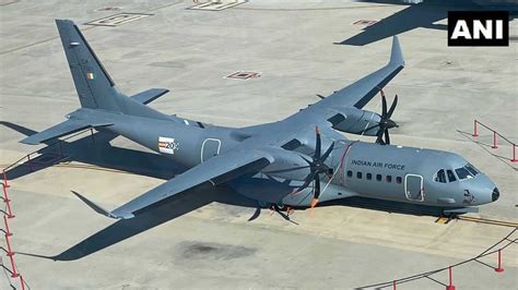 Indian Air Forces First C 295 Transport Aircraft Leaves For India From