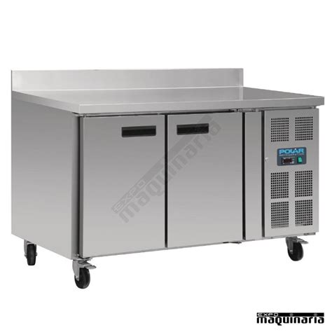 Mesa Bajo Mostrador Congelador Nidl Con Peto Y Puertas En Inox