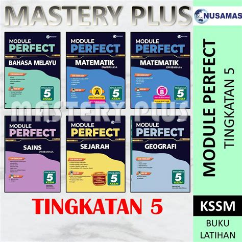 Module Perfect Tingkatan Matematik Sains Dwibahasa Sejarah