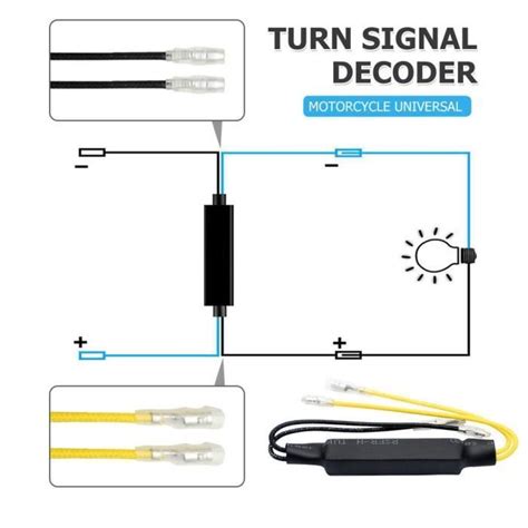 Ashata D Codeur De Signal Led Paire De D Codeur De Clignotant De