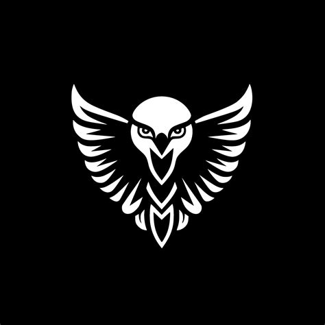 Eagle, Black and White Vector illustration 34102354 Vector Art at Vecteezy