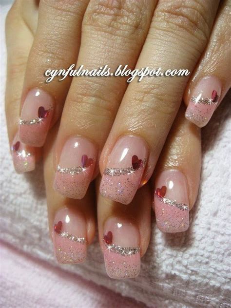 40 Romantic And Lovely Heart Nail Art Designs Ideas For Valentines Day