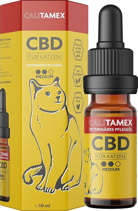 CALITAMEX Premium CBD Öl für Katzen 6 mit Tierärzten entwickeltes