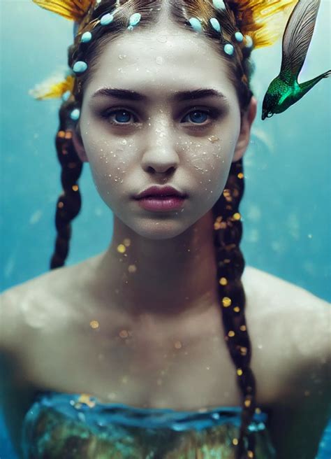 Underwater Photo Clear Water Perfect Beautiful Midjourney Openart