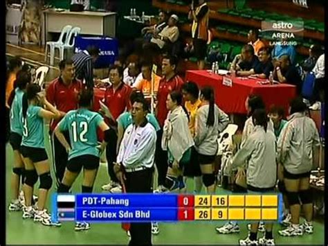 Waz Lian 1Malaysia Volleyball League 2011 Women S Final Set 2 YouTube