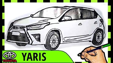 35 Ide Gambar Sketsa Mobil Toyota Terbaru Sketsa