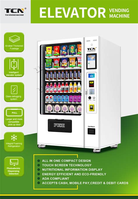 Tcn Cel C V Healthy Food Elevator Vending Machineada Compliant