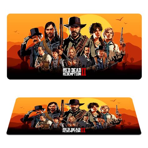 Mouse Pad Gamer Red Dead Redemption 65x32 Cm Setup 31 Submarino