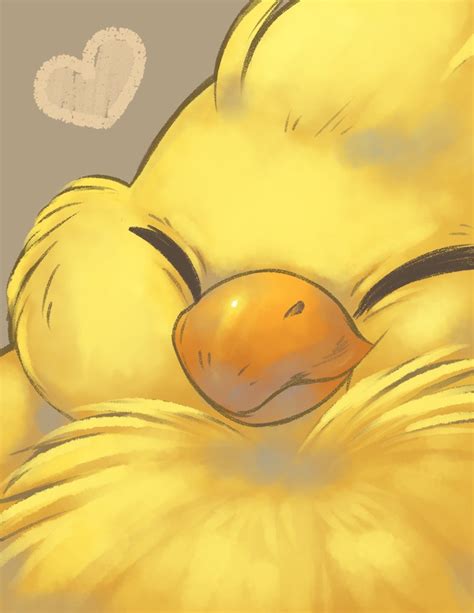 Deviantart On Twitter Or As We Like To Call It A “choncobo” “fat Chocobo” By Nyaasunekoban