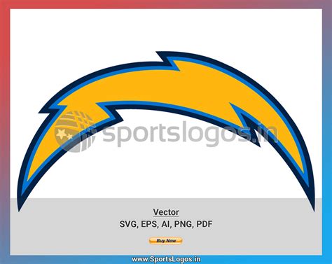 Los Angeles Chargers - Football Sports Vector SVG Logo in 5 formats ...