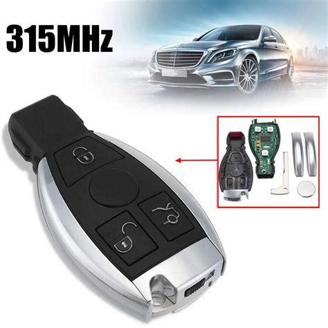 Buttons Car Smart Remote Key With Bga Chip Mhz For Mercedes Benz