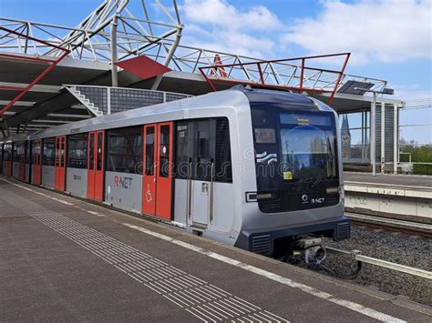 Alstom Metropolis Metro Car Type M5 of the GVB in Amsterdam Editorial ...