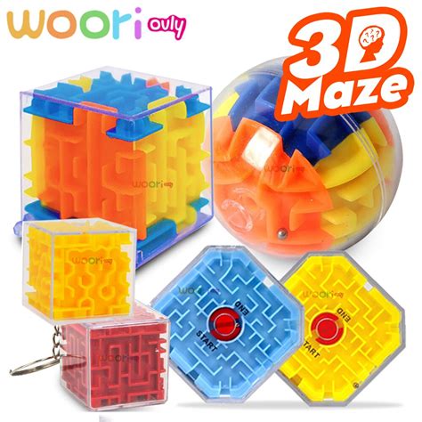 Ovly 3d Labirinto Cubo Transparente Seis Face Quebra Cabe A Velocidade