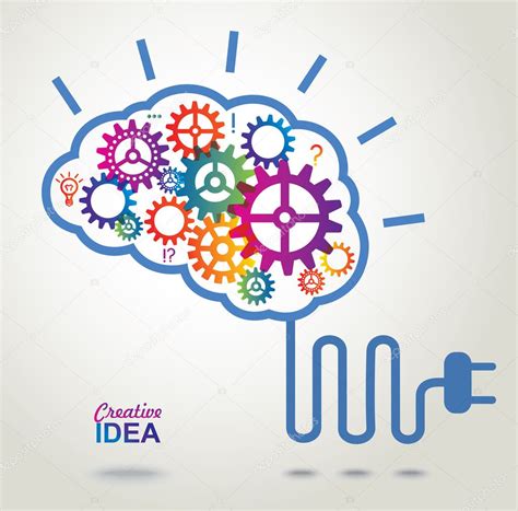 Concepto De Idea De Cerebro Creativo Fondo Stock Vector By Nuraschka