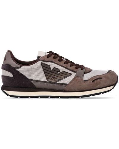 Brown Emporio Armani Shoes for Men | Lyst