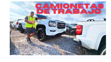 Buscando Camionetas De Trabajo En Una Subasta De Vehiculos Usados En