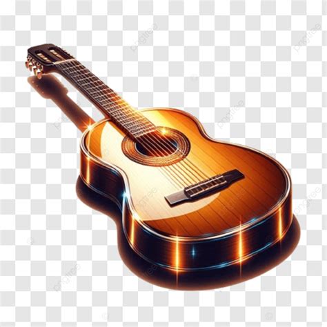 Vector Cute Acoustic Guitar Png Vector Psd And Clipart With