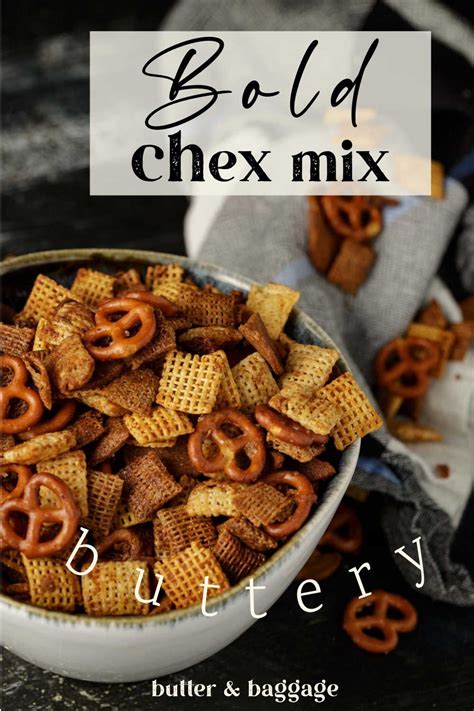 Bold Chex Mix Recipe Oven Baked Butter Baggage Recipe Homemade