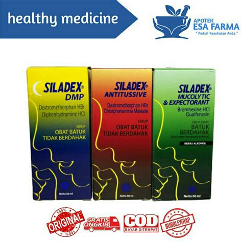 Jual SILADEX SIRUP OBAT BATUK PILEK BERDAHAK VARIAN 30ML 60ML