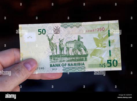 Namibia Namibian dollar currency. N$50 depicting Kudu Stock Photo - Alamy