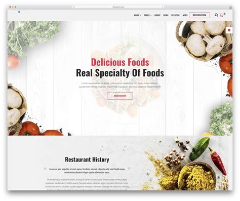 25 Best Food Website Templates For All Food Lovers 2020 – Avasta