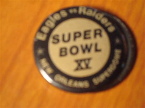 Official Pin of January 25, 1981 NFL Super Bowl XV from the Louisiana ...