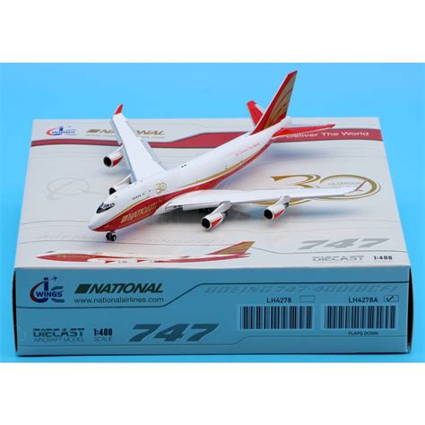 Lh A Alloy Collectible Plane Gift Jc Wings National Airlines