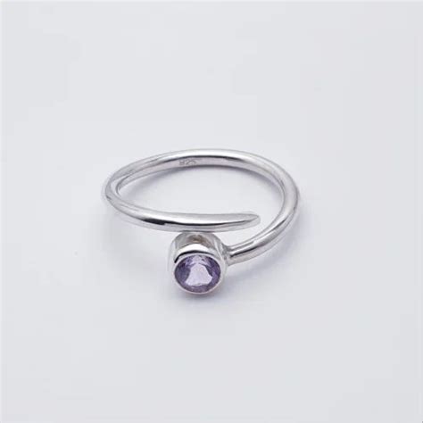 Sterling Silver Amethyst Gemstone Ring At Rs Piece