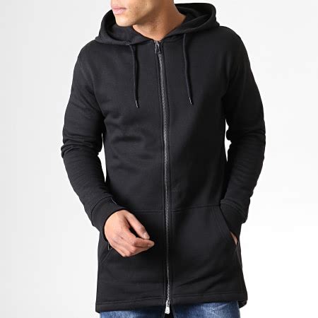 Urban Classics Veste Zippée Capuche Oversize TB1015 Noir