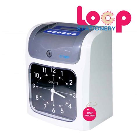 Time Recorder Punch Card Machine Analog Clock