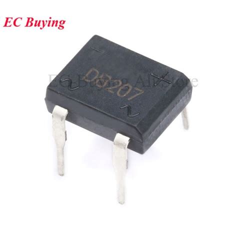 10pcs DB207 DIP SMD DIP 4 Bridge Rectifiers 1000V 1A 1 5A 2A DB157