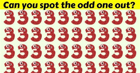 9 Out Of 10 People Can't Spot The Odd One Out In This Picture Puzzle ...