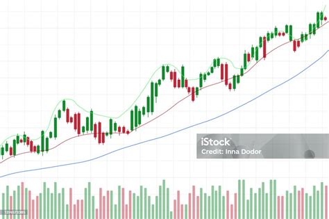 Illustration Of Stock Market Data On White Display Analysis Of Stock