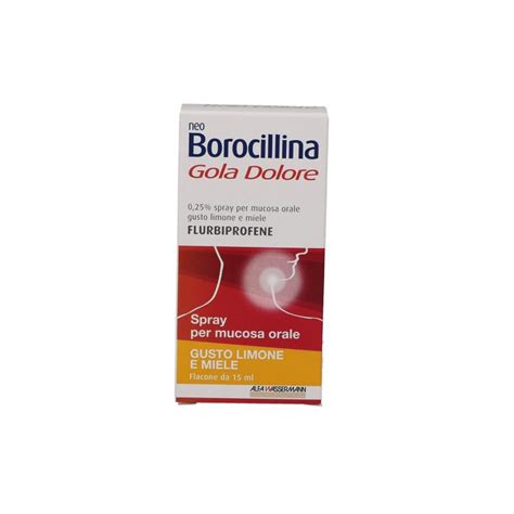 Neoborocillina Gola Dolore Spray Limone E Miele