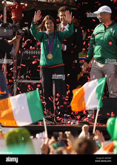 London Olympic Games Ireland Team Return Home Republic Of Irelands