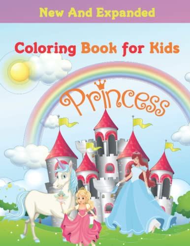 Princess Coloring Book For Kids: An Awesome Coloring Book of 30 images ...