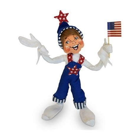 Annalee Dolls 2018 4th Of July Patriotic Elf 7in Plush New With Tags