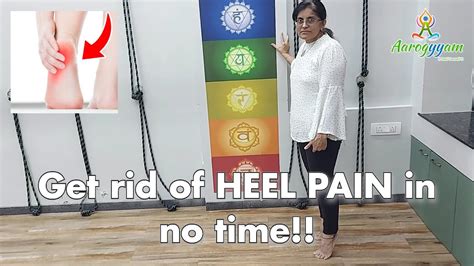 How To Cure Heel Pain Spur And Heel Pain Treatment Aarogyyam Youtube