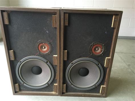 1 Pair Of Vintage Electro Voice E V 14A Home Stereo Speakers For Sale