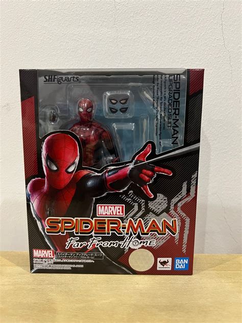 Shf Spider Man Upgraded Suit Far From Home Shfiguarts Spiderman