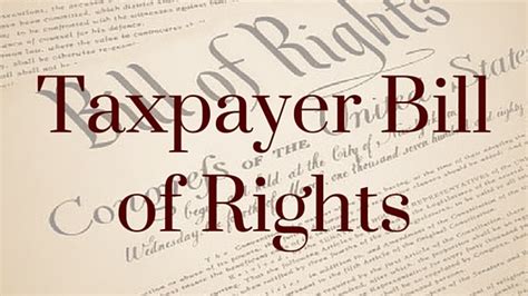 The Taxpayer S Bill Of Rights Polston Tax