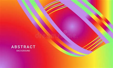 Rainbow Gradient Color Background For Social Media Design Vector Stock Vector Illustration Of