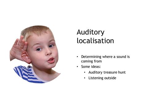 Auditory perception