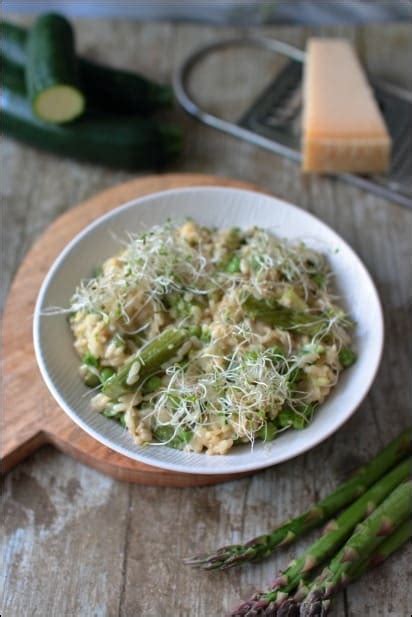 Risotto Aux Asperges Petits Pois Et Courgettes Happy Papilles