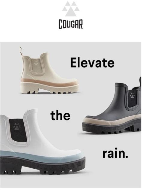 Cougar Shoes New Introducing Iggy The Coolest Rubber Boot Milled