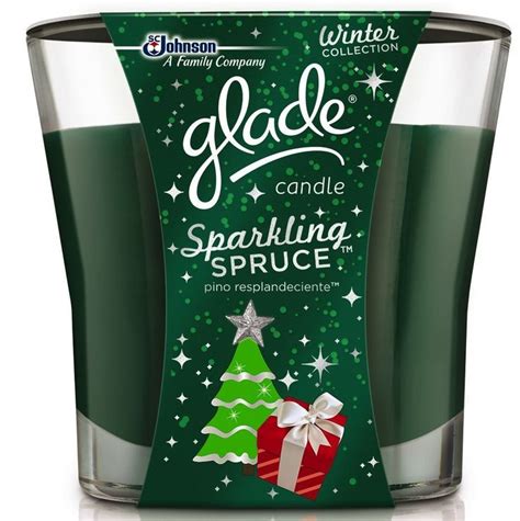 Glade Candle Sparkling Spruce My Favorite Holiday Scent Glade