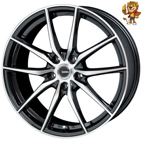 楽天市場ホイール4本セット HOT STUFF G speed P02 BK P 17インチ 7 0J PCD114 3 5H 48