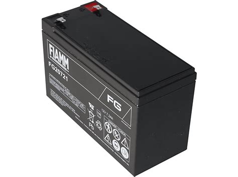 FIAMM Fiamm FG20721 Akku 12 Volt 7 2Ah Mit 4 8mm Steckkontakte Pb