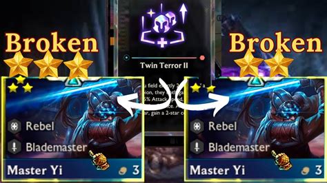 Twin Terror Ii Star Master Yi Cost Unit Broken Comp