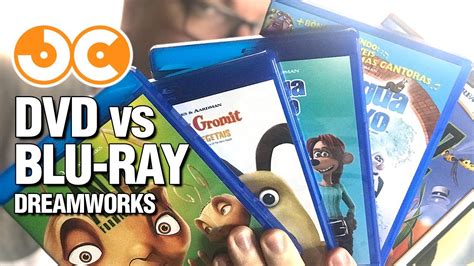 Dvd Vs Blu Ray Comparativo Dreamworks Youtube